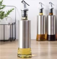 Steel Case Nozzle Glass Oil Bottle 300ml ARDS