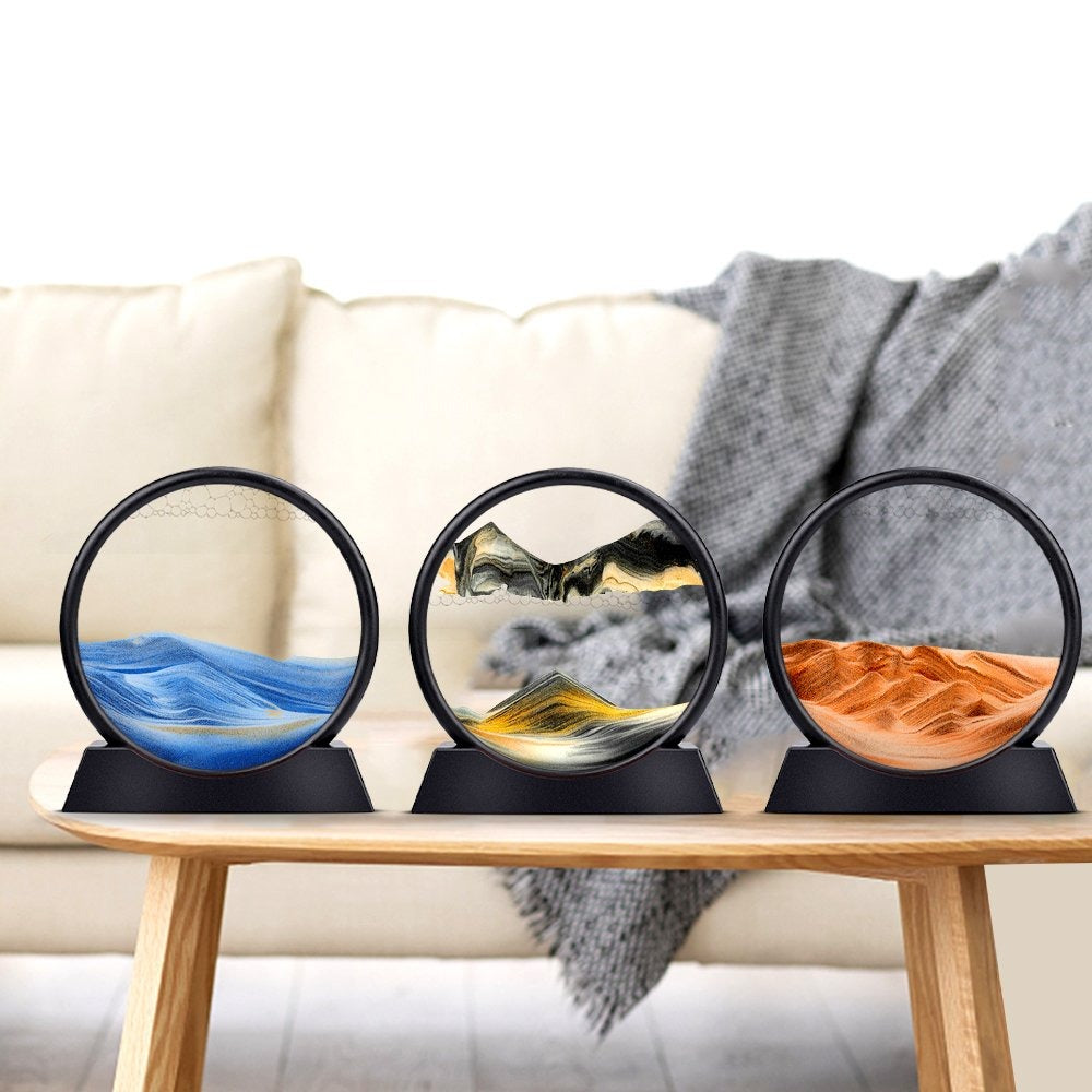 3D Moving Sand Art Hourglass ARDS