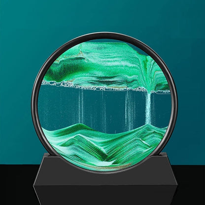 3D Moving Sand Art Hourglass ARDS