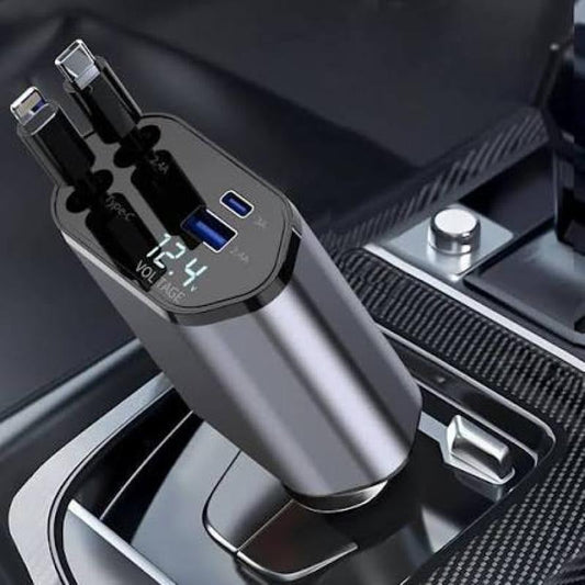 120w Voltage Show Car Charger with Cable TypeC and iPhone. Rida's Collection