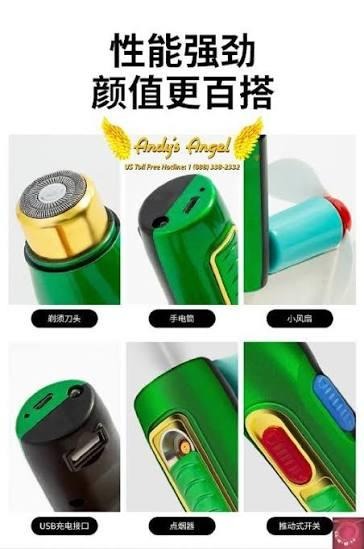 4D Shaver 5in1, Shaver &amp; Lighter ARDS