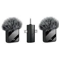 F11 Double MIC ANC + ECHO Mode with Wind Muff Cover. (TypeC + iPhone + Android) ARDS
