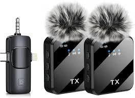 F11 Double MIC ANC + ECHO Mode with Wind Muff Cover. (TypeC + iPhone + Android) ARDS