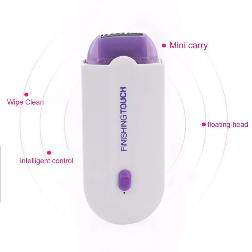 YES Finishing Touch USB Rechargeable 2 in 1 Instant Painless Hair Removal Machine for Men Women Legs Arm Face Body