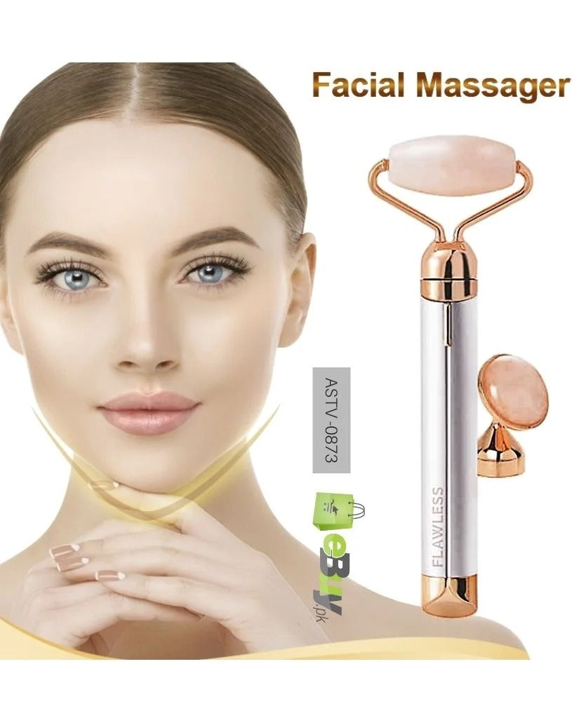 2 in 1 Facial Roller Micro Shaking Trembling Facial Roller Massager