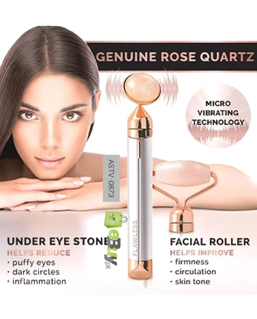 2 in 1 Facial Roller Micro Shaking Trembling Facial Roller Massager