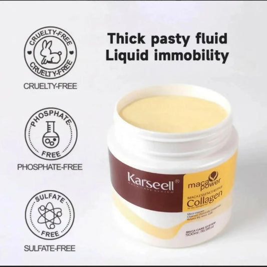Karseell Hair Mask Collagen Treatment Natural Argan Oil Coconut conditioner 500gm ARDS