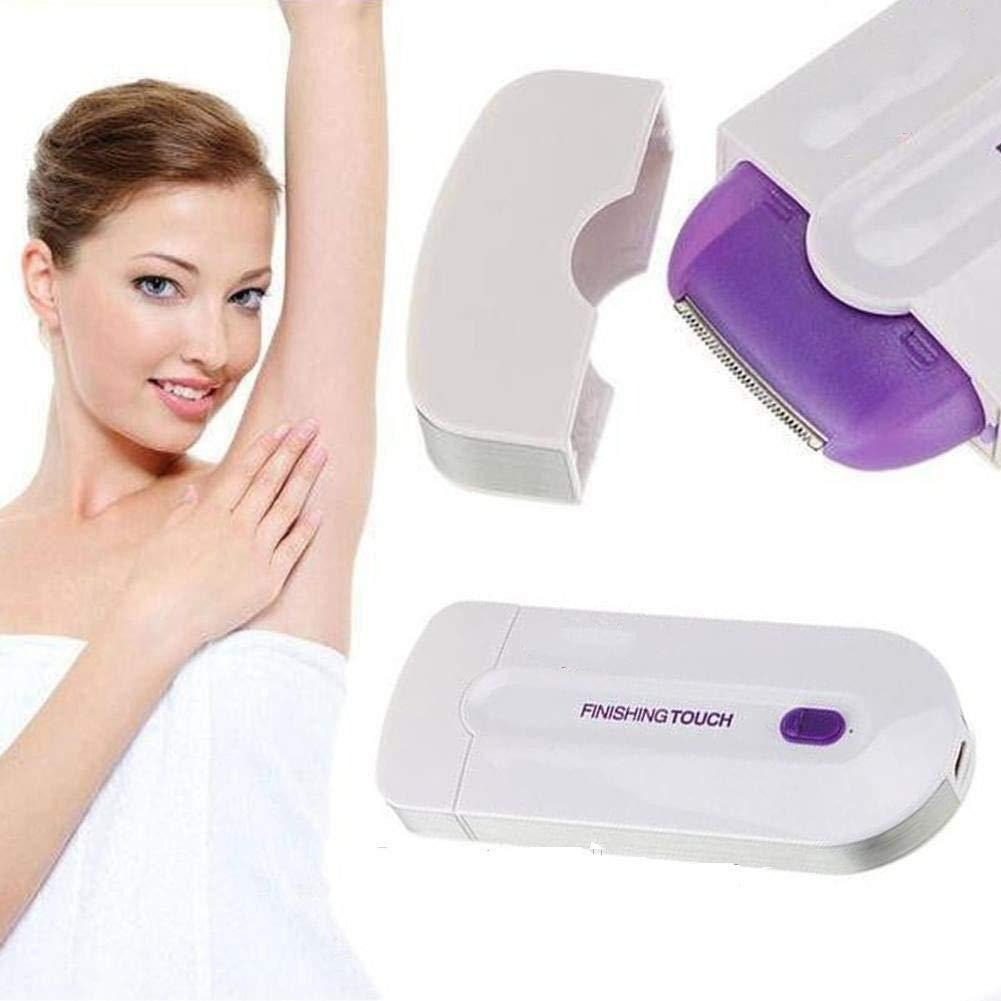 YES Finishing Touch USB Rechargeable 2 in 1 Instant Painless Hair Removal Machine for Men Women Legs Arm Face Body
