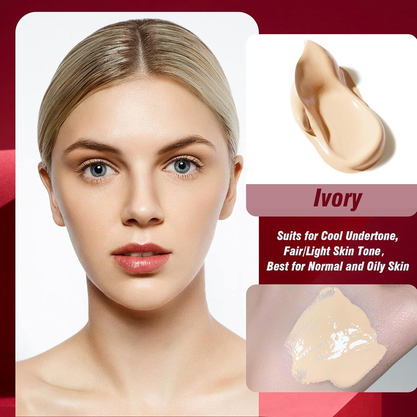 FV Liquid Foundation Oil control Waterproof Hydrating Makeup Base Cream