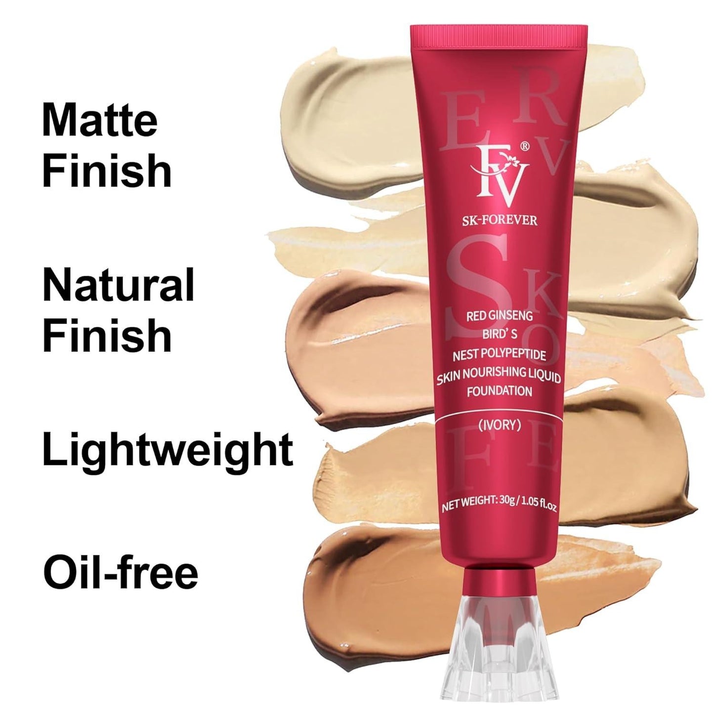 FV Liquid Foundation Oil control Waterproof Hydrating Makeup Base Cream