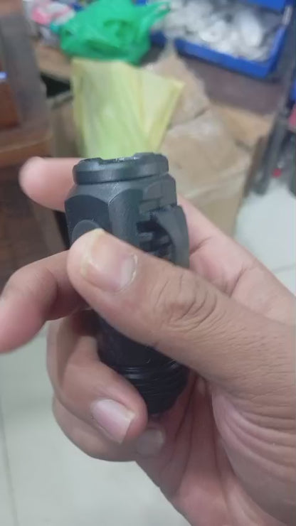Rechargeable 3-LED Mini Flashlight – Portable Emergency Touch Light