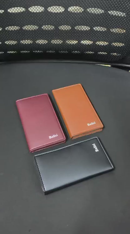 BALISI Bifold Wallet for Men & Women Black