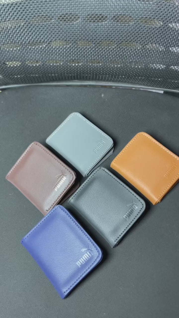 Fashion Slim PU Wallet Card Holder for Men &amp; Women