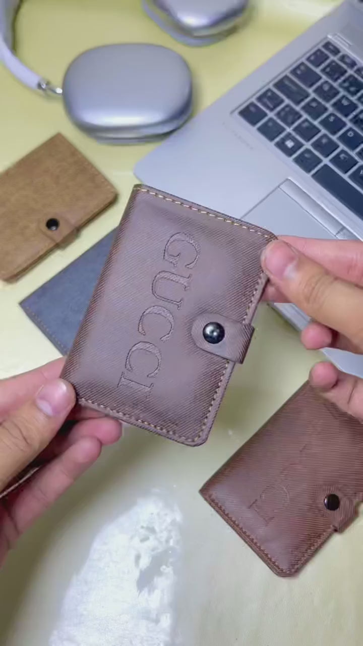 WAGLOK Slim Tuck Lock Wallet with ID Window &amp; Cash Pocket