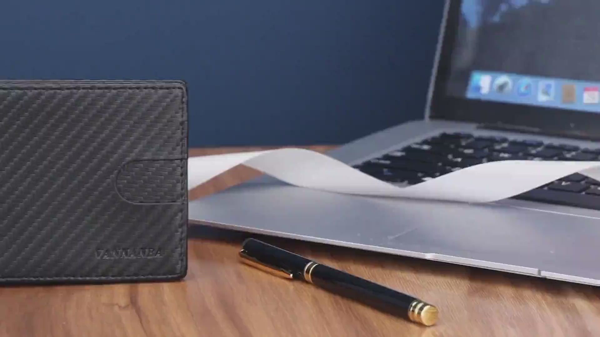 RFID Money Clip Card Holder – Slim Wallet with 12 Card Slots