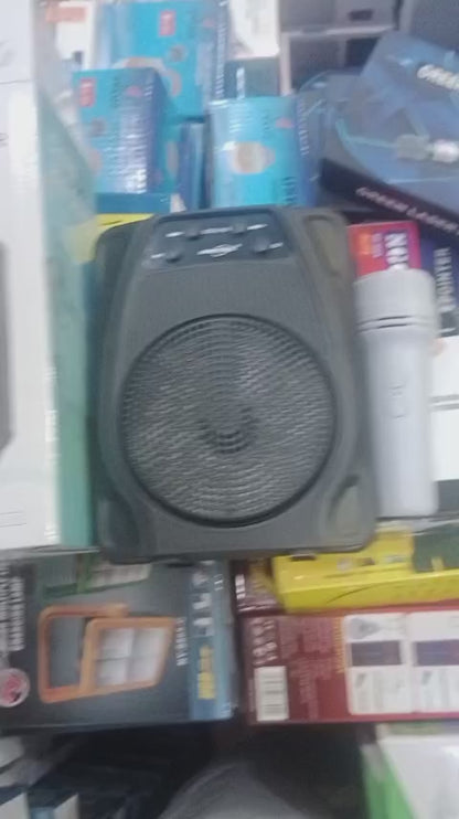 GREATNICE 4" Portable Wireless Karaoke Speaker with Wired Microphone