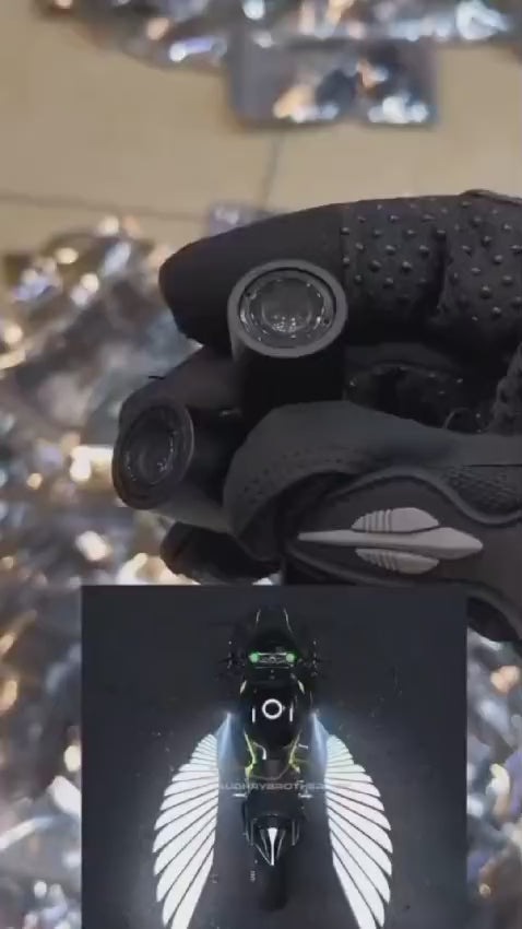 Bluetooth Control Angel Wing Light – Multicolor LED for Bikes &amp; Cars