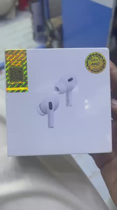 AirPods Pro 2 White Active Noise Cancellation (Titanium Master Quality)