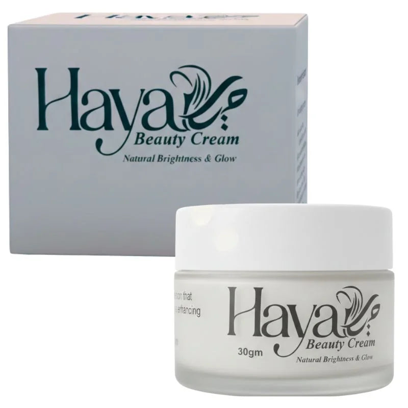 Haya Herbal Beauty Cream 30gm | Brightening & Glow Formula for Radiant Skin YMDS