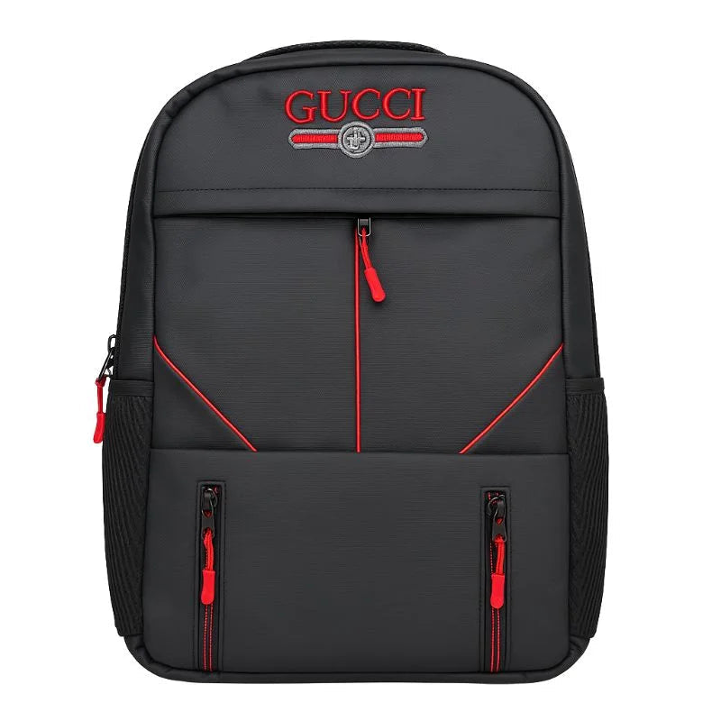 Business Daypack with Laptop Compartment | Black & Red YMDS