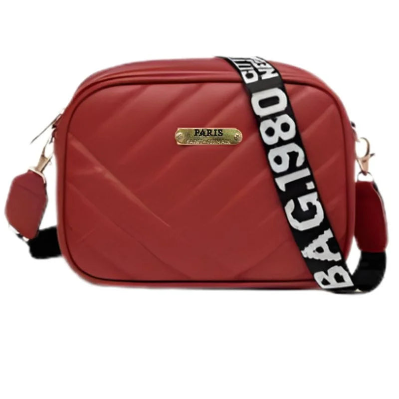 Maroon Leather Handbag for Girls & Women YMDS