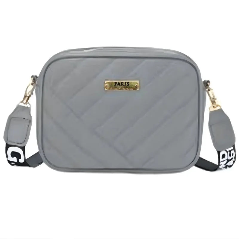 Gray Leather Handbag for Girls & Women YMDS