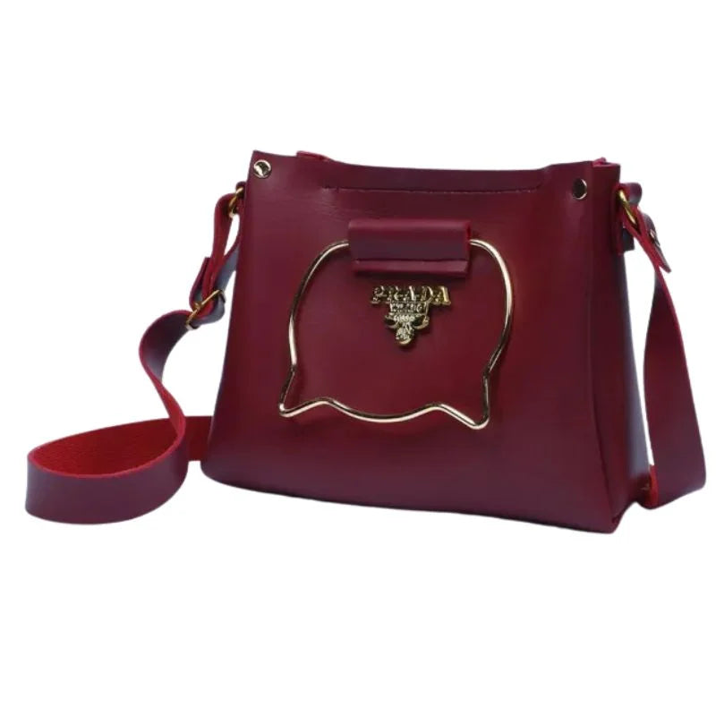 White Elegant Cat Handle Handbag for Girls & Ladies YMDS