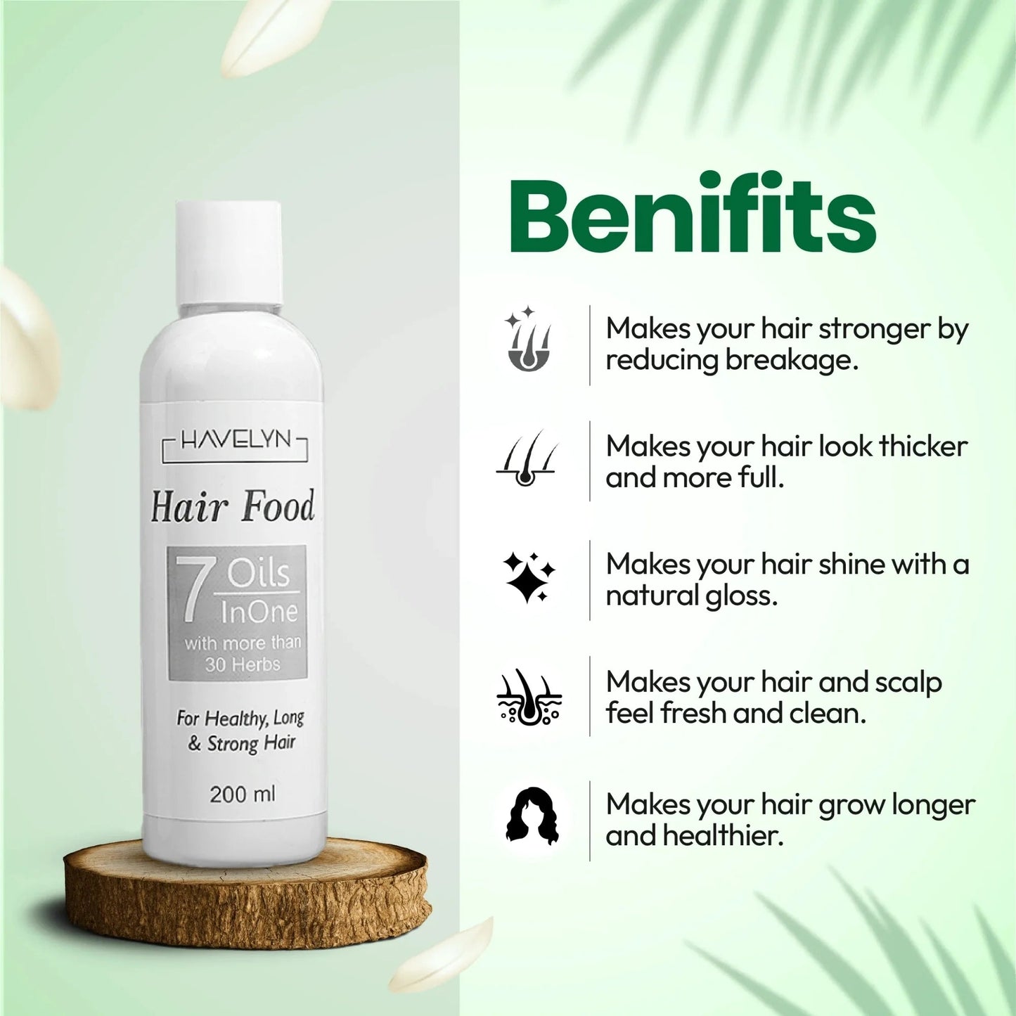 Havelyn Hair Food Oil 200ml YMDS