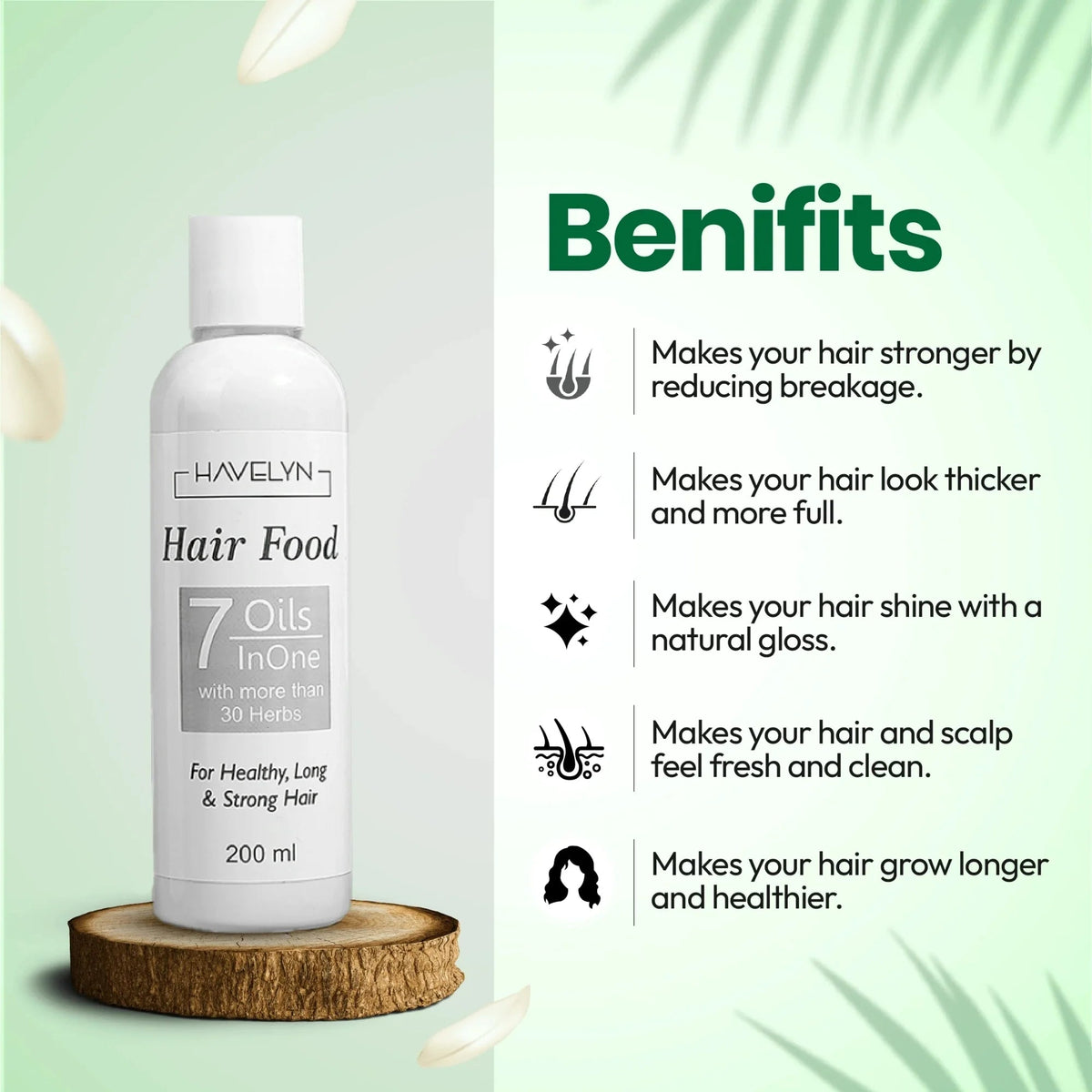 Havelyn Hair Food Oil 200ml YMDS