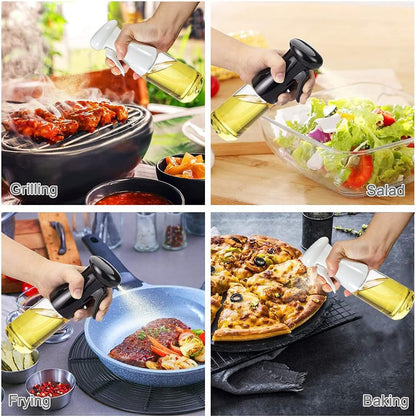 Plastic Glass Kitchen Cooking Spray Bottle YMDS