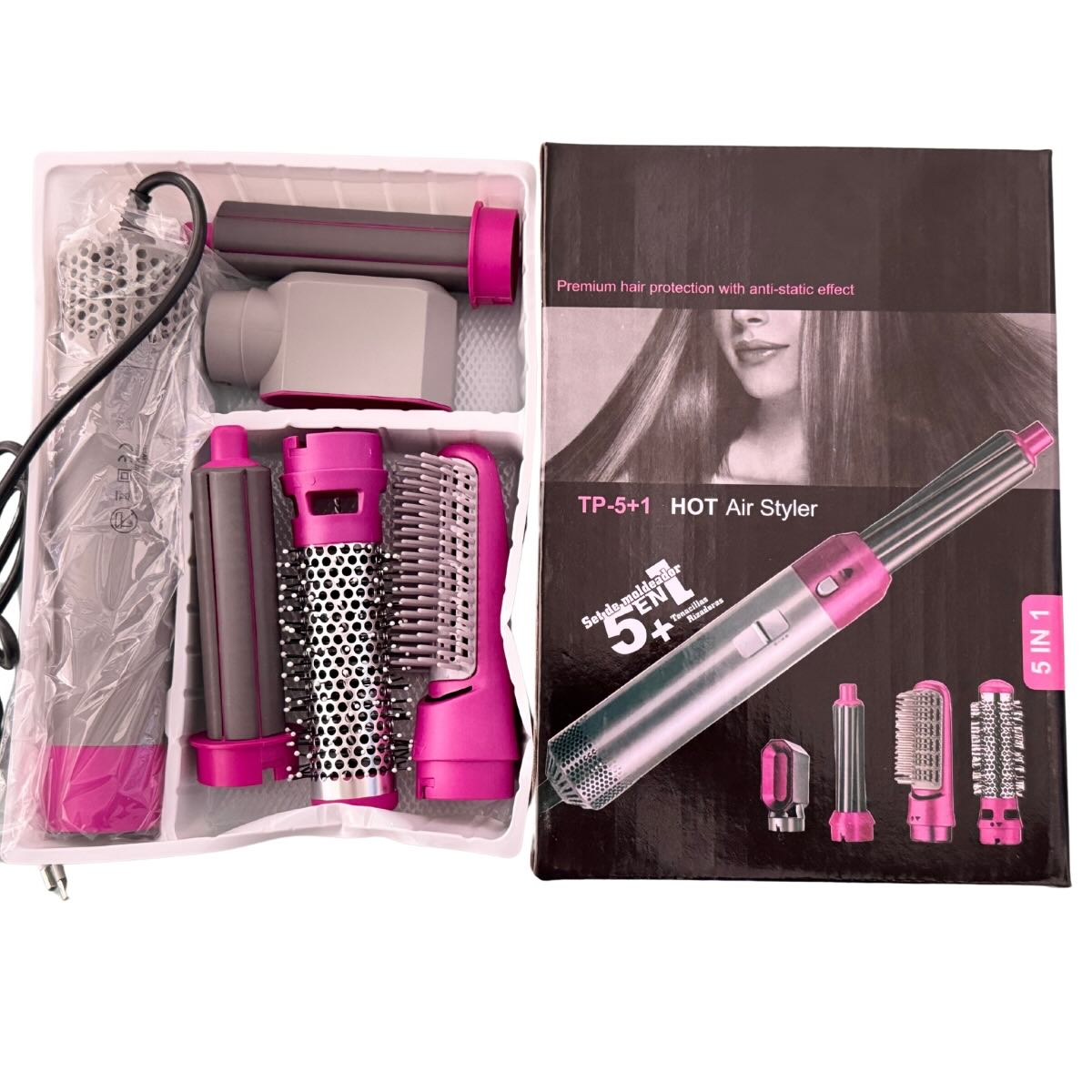 5-in-1 Electric Hair Dryer Brush Kit YMDS