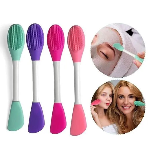 Double Ended Silicone Face Mask & Cleansing Brush YMDS