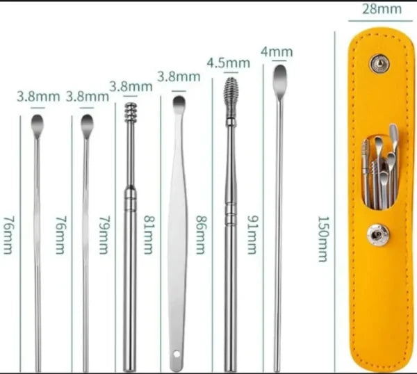 6-Piece Ear Wax Cleaning Kit | Portable & Easy to Use YMDS