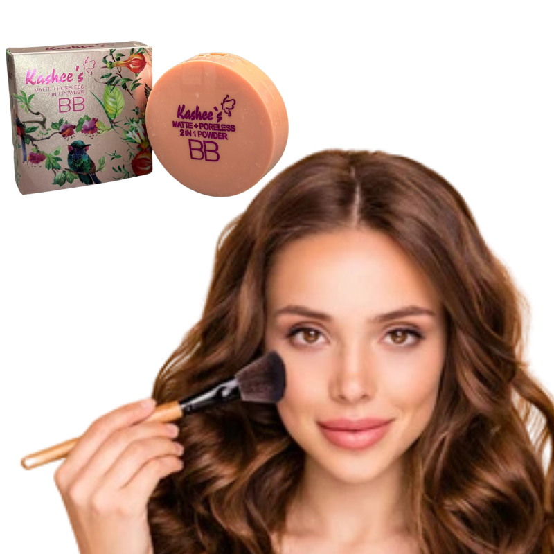 Kashee’s Matte + Poreless BB 2 in 1 Powder | Long-Lasting Makeup YMDS