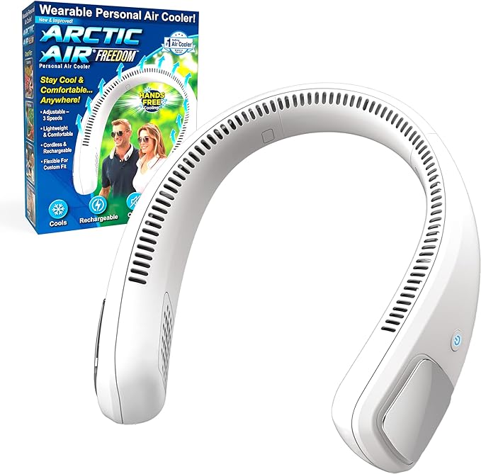 Arctic Air Freedom Wearable Neck Fan & Air Purifier YMDS