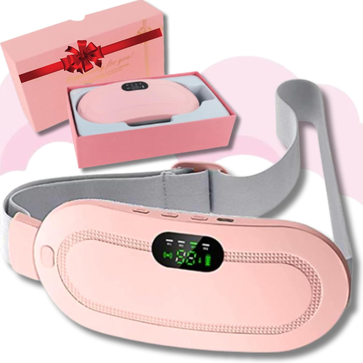 Digital Period Heating Pad & Vibrating Belt YMDS
