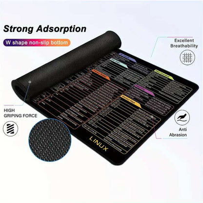 Large Excel Shortcut Keyboard Mouse Pad & Desk Mat 30×59cm YMDS
