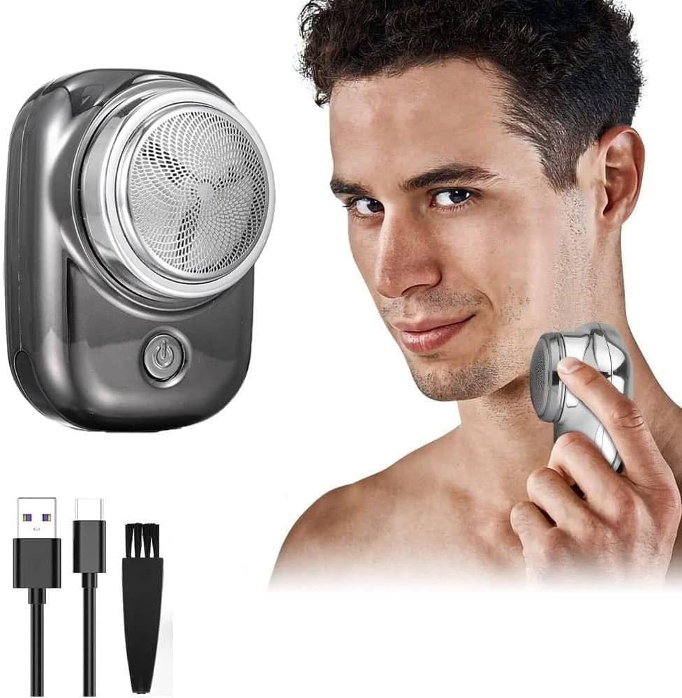 Mini Electric Razor for Men | Portable USB Rechargeable Shaver YMDS