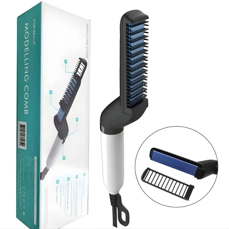 Hair & Beard Straightener Comb for Men YMDS