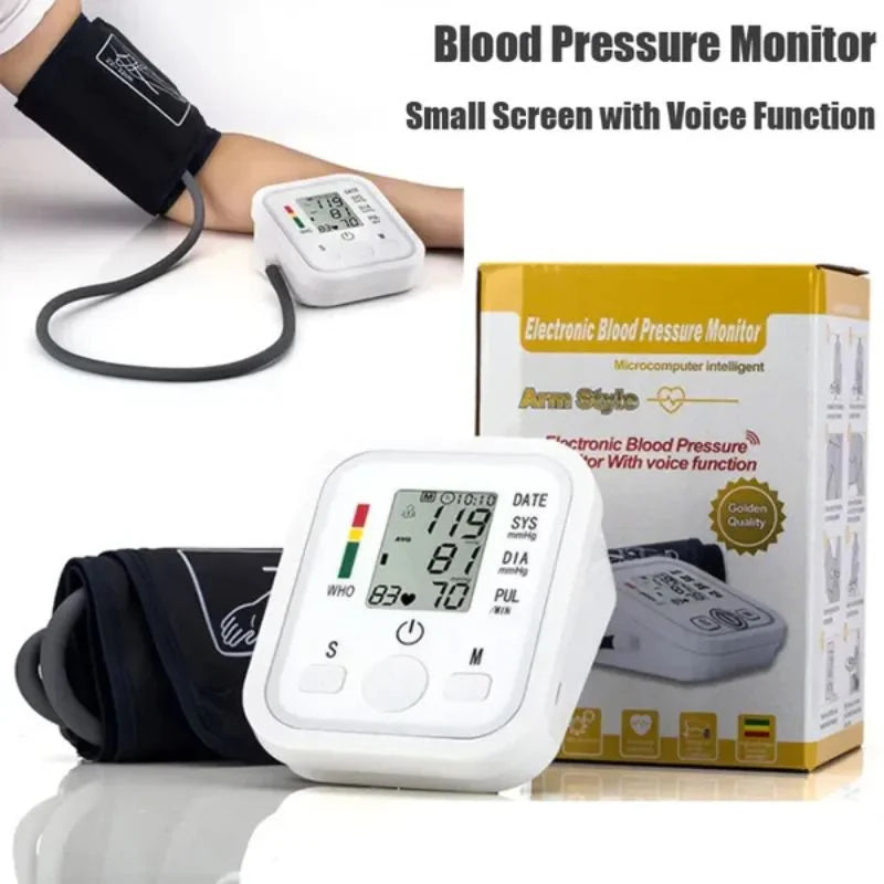 Digital Blood Pressure Monitor | Upper Arm Automatic BP Machine YMDS