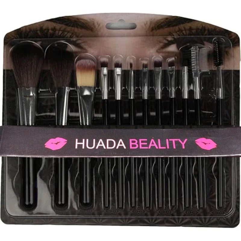 Huada Beauty Makeup Brush Set – 12-Piece