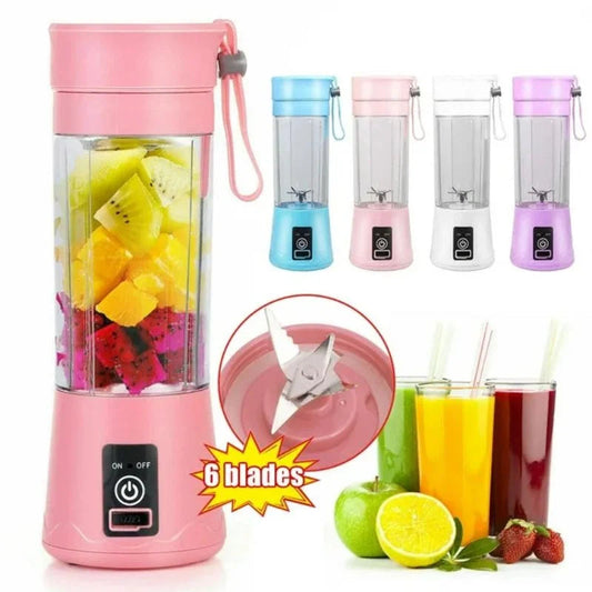 Portable 6-Blade USB Rechargeable Juicer Blende YMDS