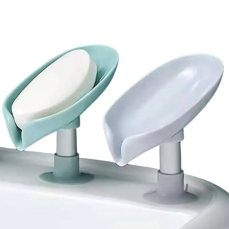 Leaf-Shaped Self-Draining Soap Holder YMDS