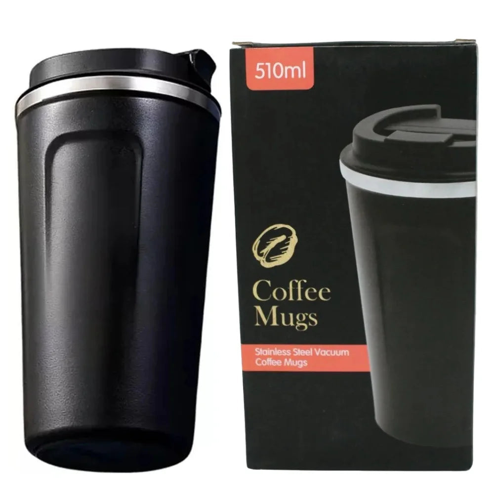 Black 510ML Stainless Steel Vacuum Insulated Thermos YMDS