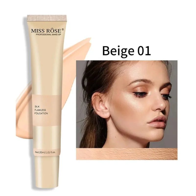 Beige 1 | Miss Rose Silk Flawless Foundation YMDS