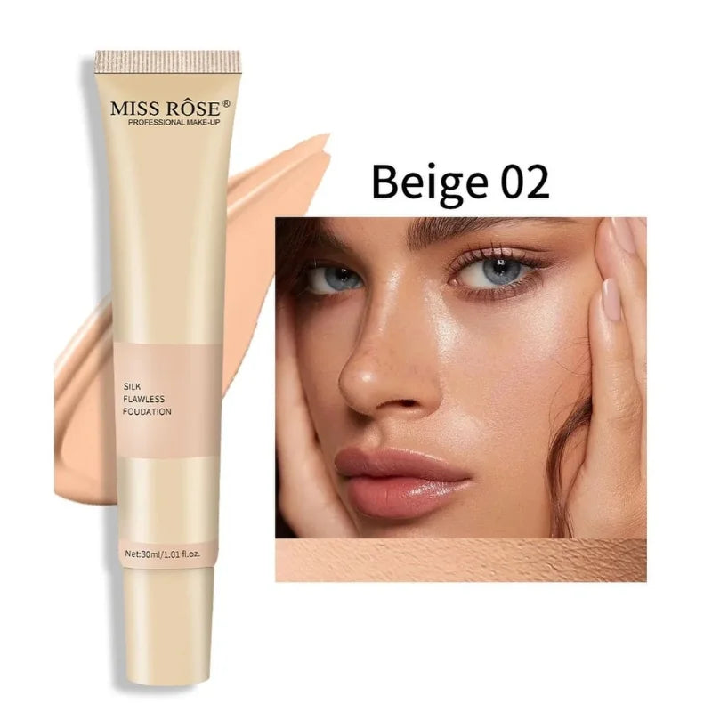 Beige 2 | Miss Rose Silk Flawless Foundation YMDS