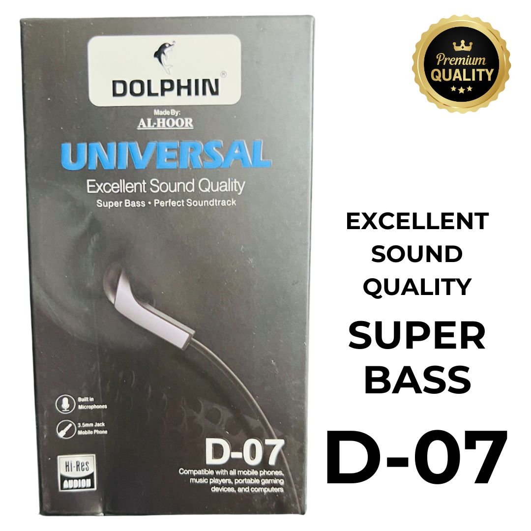 Dolphin D-07 Handsfree | Super Bass Stereo Sound YMDS