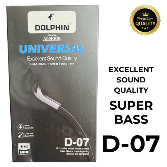 Dolphin D-07 Handsfree | Super Bass Stereo Sound