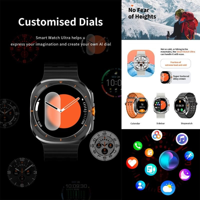 TF7 Ultra Smart Watch | Metal Body, AMOLED Display YMDS