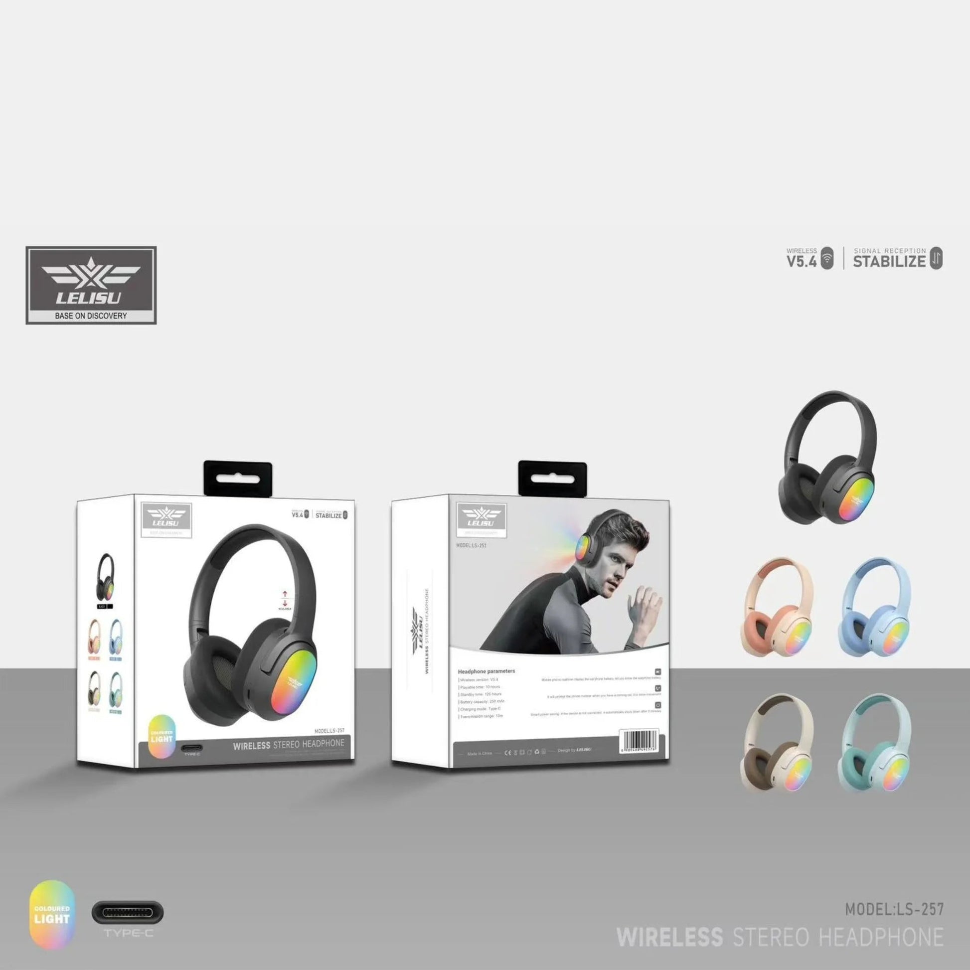 Lelisu LS-257 Wireless Stereo Headphones YMDS